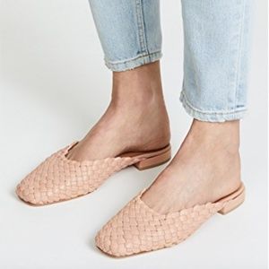 LOQ Galia woven leather slippers EU 39 Nude Color
